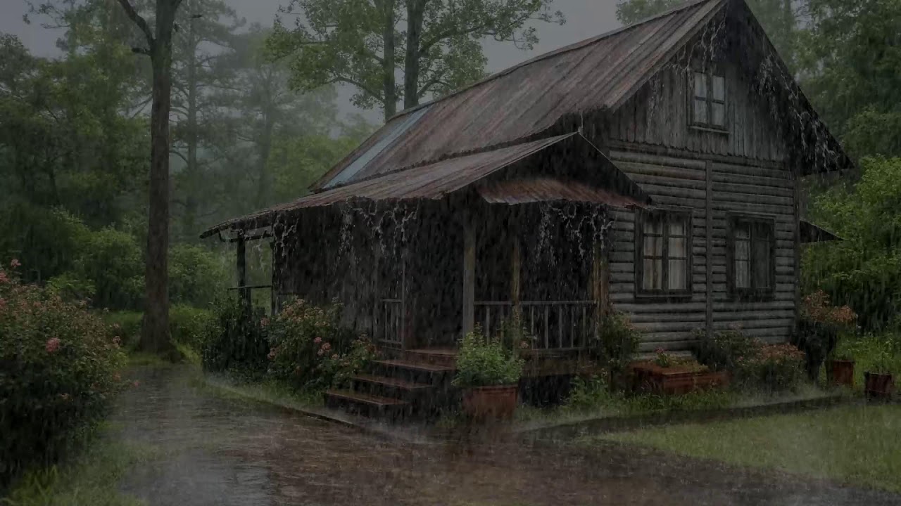 Soothing rain noise balancing your energy calming emotions for restful night sleep