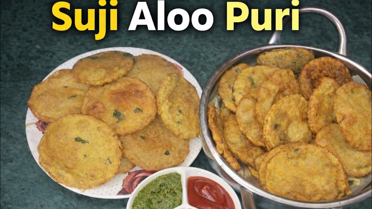 Live Aloo Suji Puri 😋 | Easy & Crispy RecipeAloo Suji Puri Live | Ghar Jaisi Crispy Puri