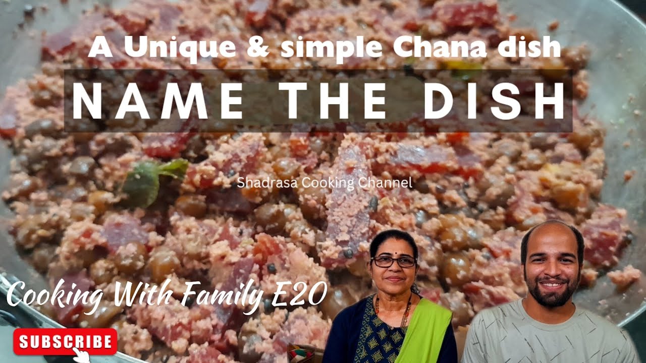 Name the dish| Easy & tasty Chana dish| CwF E20| Quick Chickpea recipe #konkani