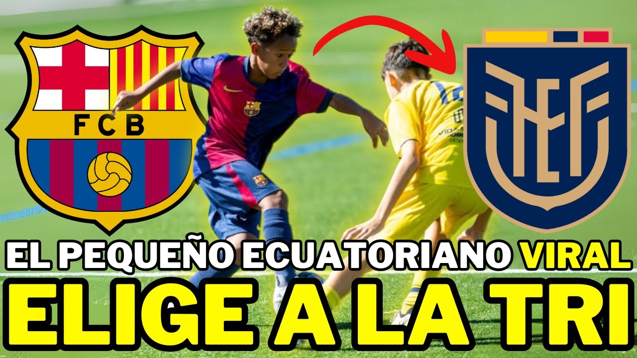 🇪🇨 AS&Iacute; JUEGA el ECUATORIANO del BAR&Ccedil;A que es VIRAL en ESPA&Ntilde;A y del que HABLA TODA LA PRENSA 🇪🇸