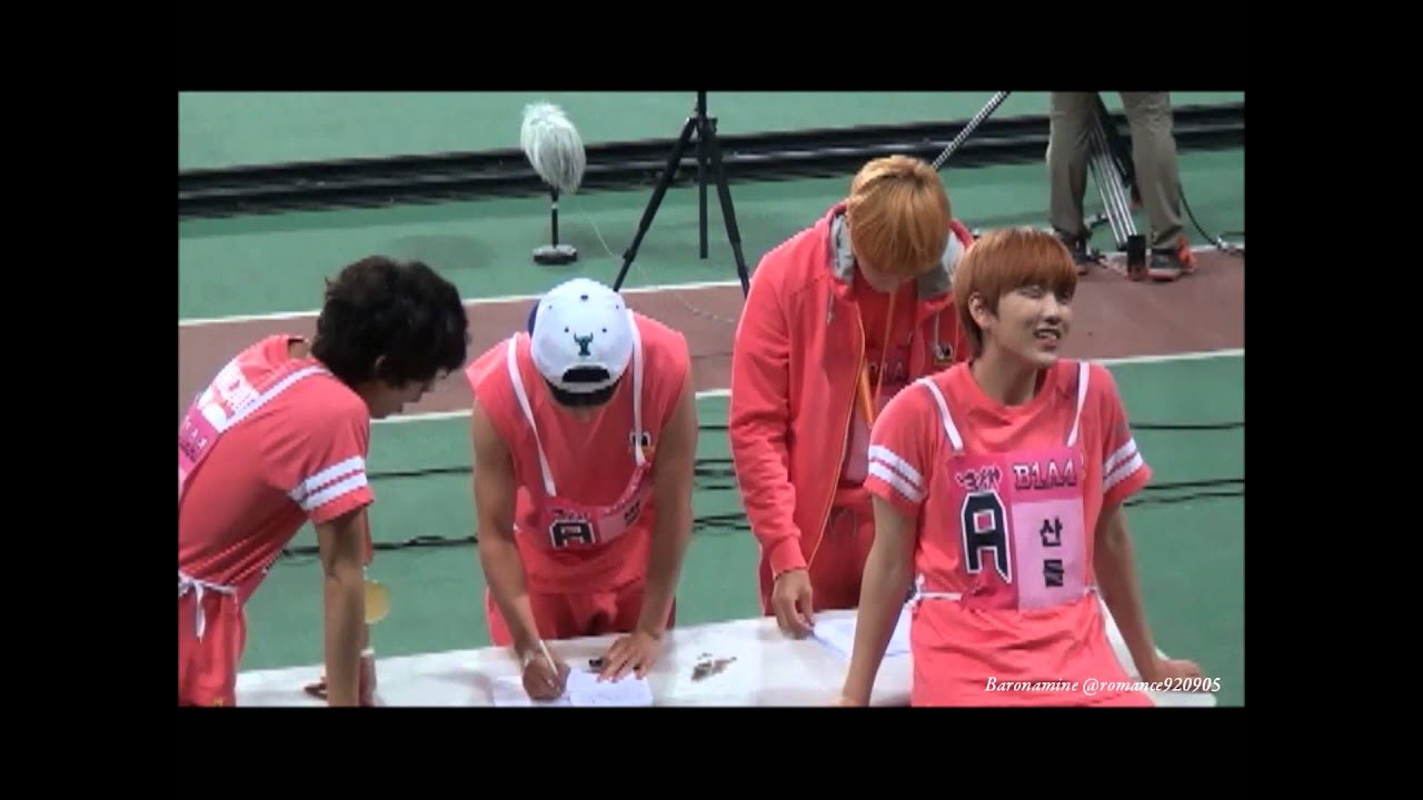 130903 아육대 팬바보 인증 착한 아이돌 B1A4 (바로 focus)