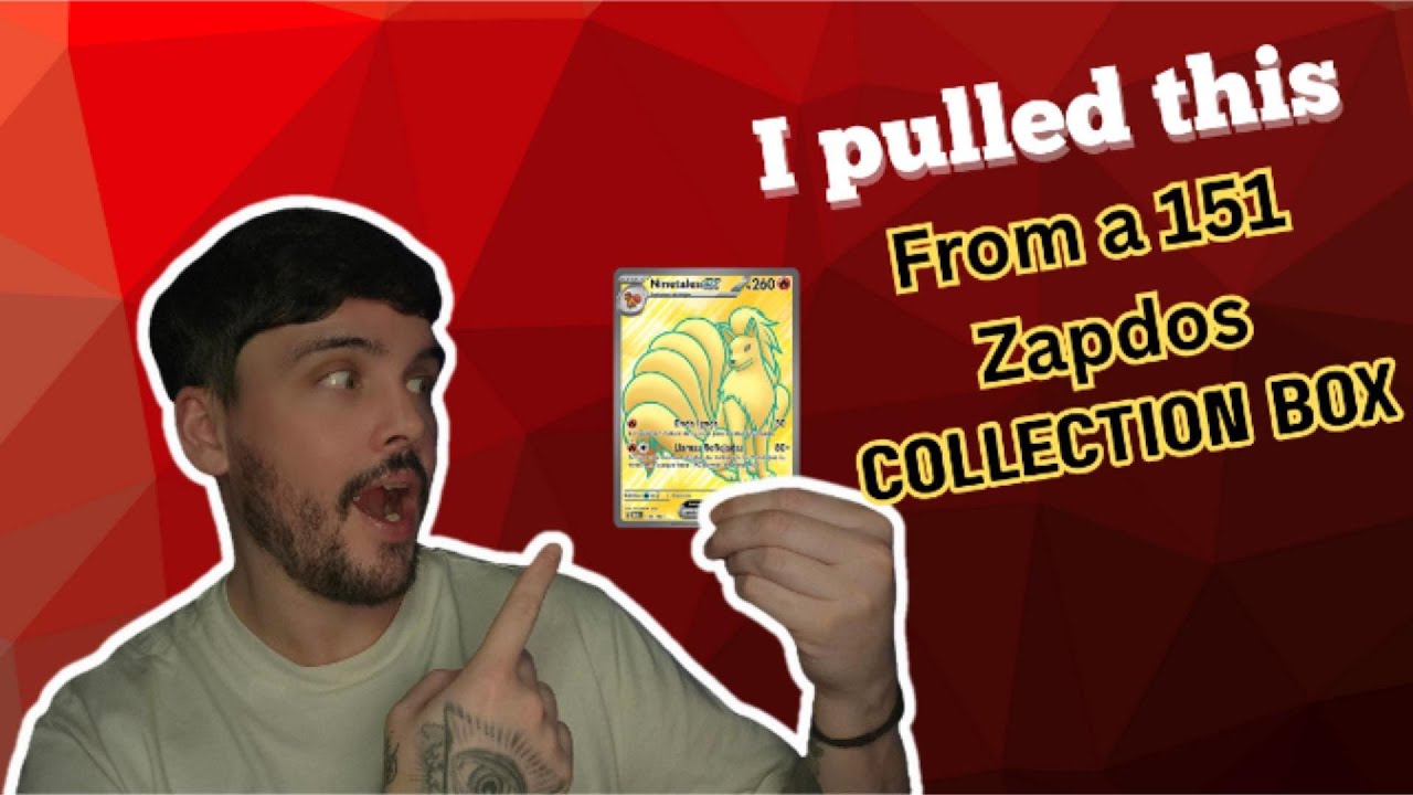 I Finally Opened a ZAPDOS 151 Collection Box
