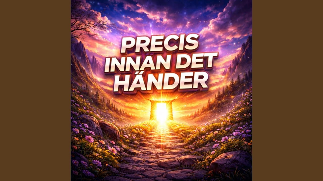 Precis innan det händer