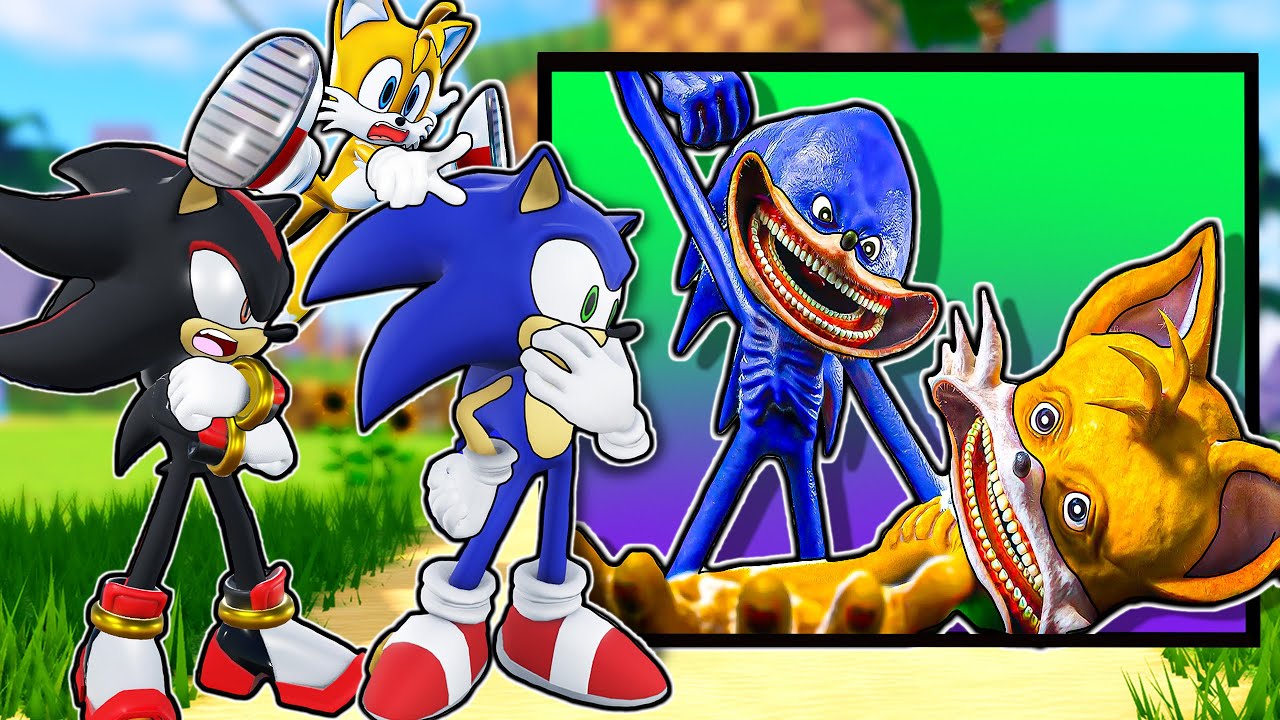 Sonic, Shadow and Tails REACT To Shin Sonic Vs Shin Tails in REAL Life!