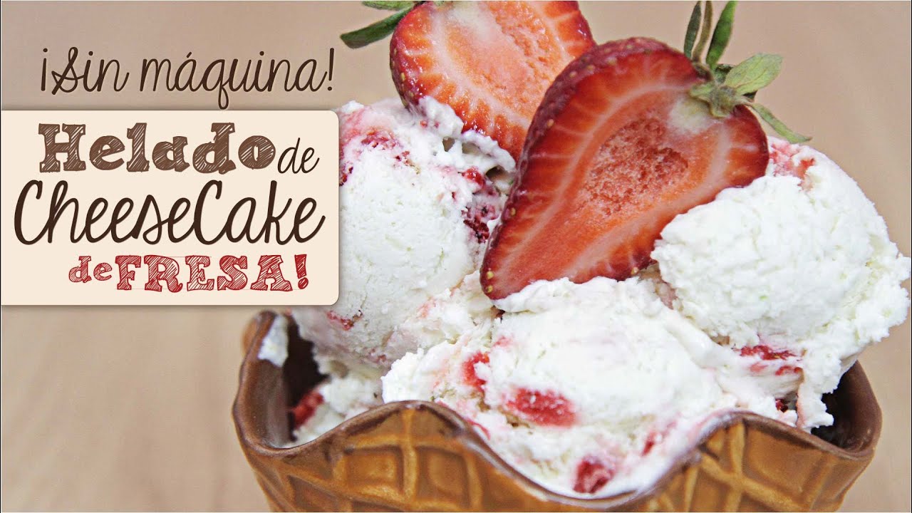 HELADO DE CHEESECAKE DE FRESA - FÁCIL, SIN MÁQUINA | DACOSTA'S BAKERY
