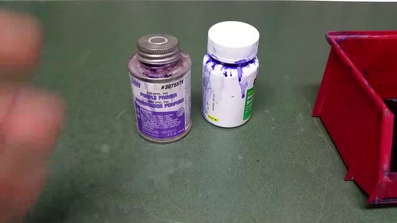 Homemade PVC cleaner a byproduct of making circuit boards.