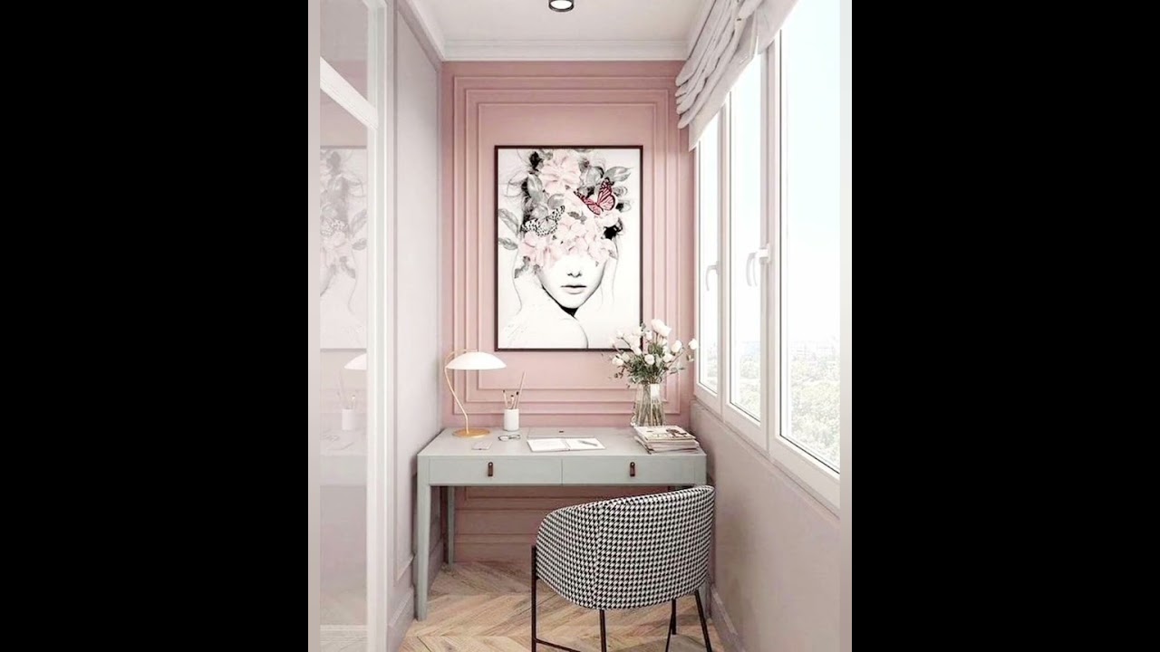 Design of cozy comfortable loggias