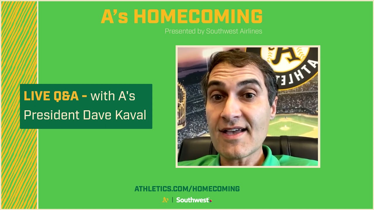 Dave Kaval #AthleticsHomecoming Fans Q+A