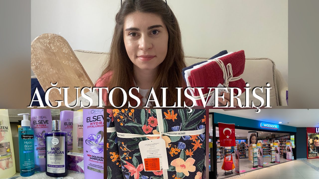 AĞUSTOS ALIŞVERİŞİ / ENGLİS HOME - WATSONS - GRATİS - MADEME COCO İNDİRİMİ