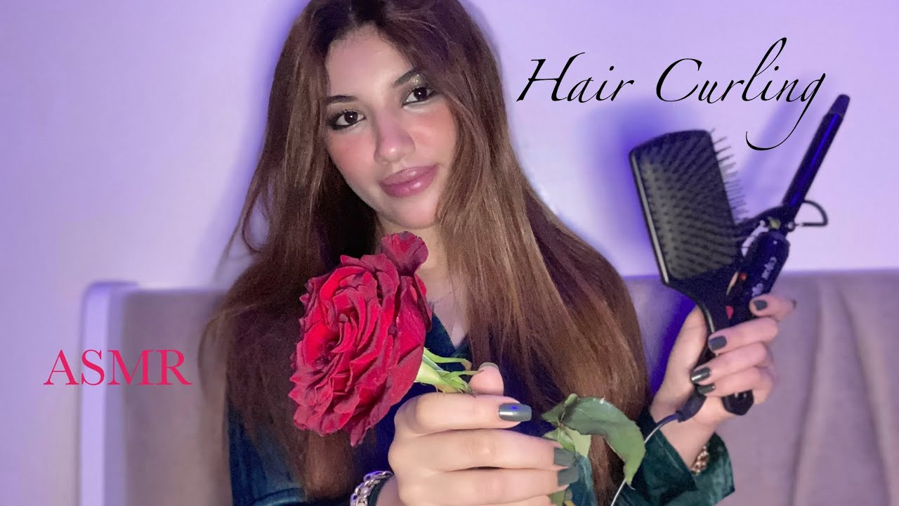 ASMR Hair Curling 🎀 🥀 Invisible Clipping & A Lot Of Hand Sounds (Fast & Aggressive - No Talking)