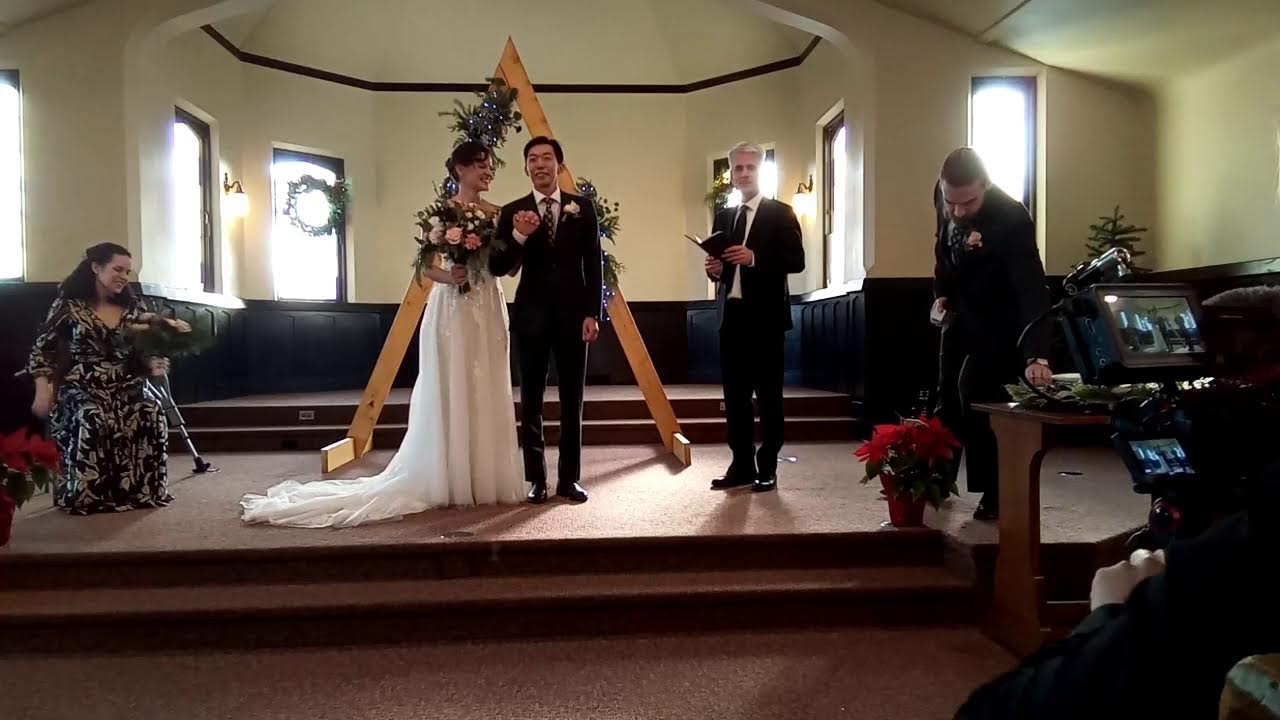 Wedding ceremony of Evan and Jilanne