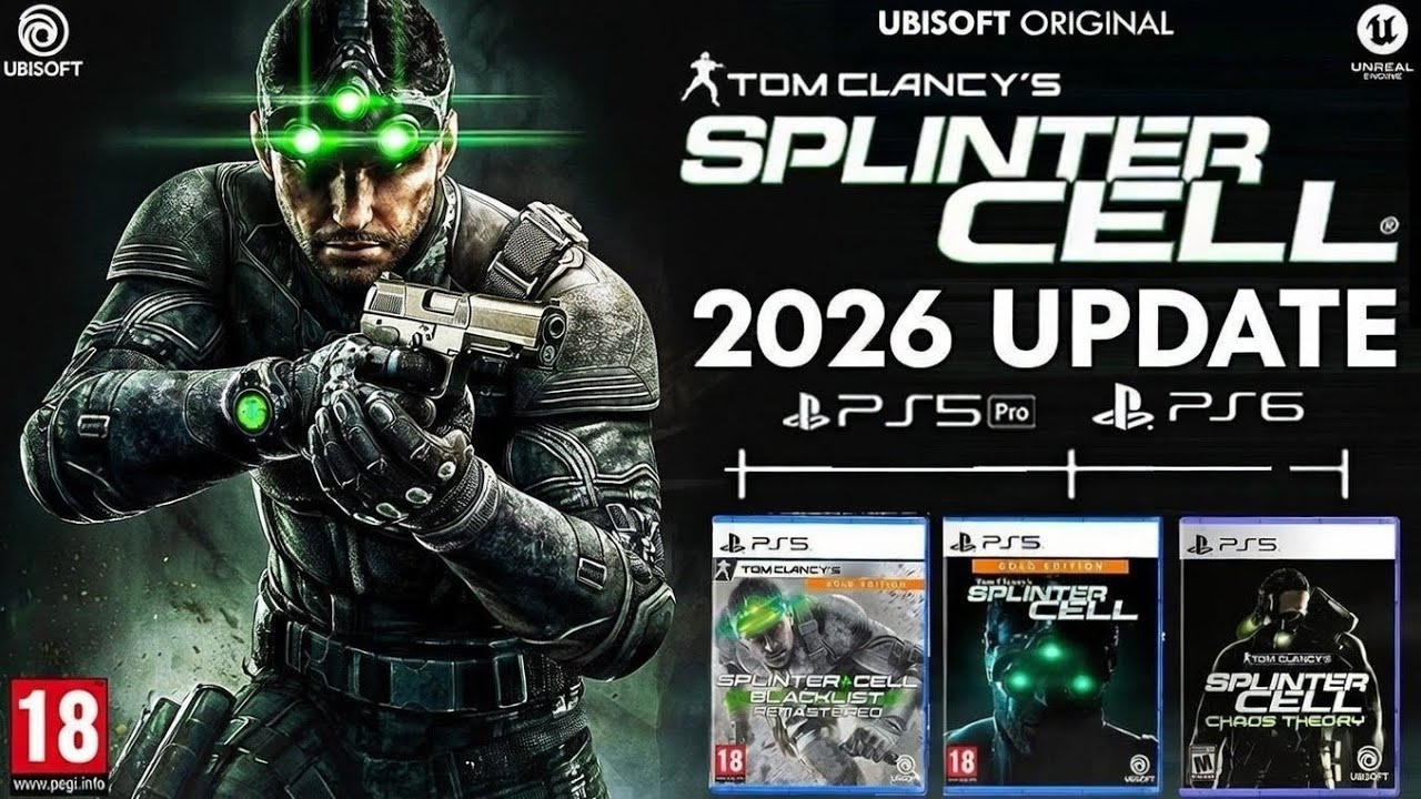 Splinter Cell™ 2026 RoadMap! Next Game, Remakes, Remasters!