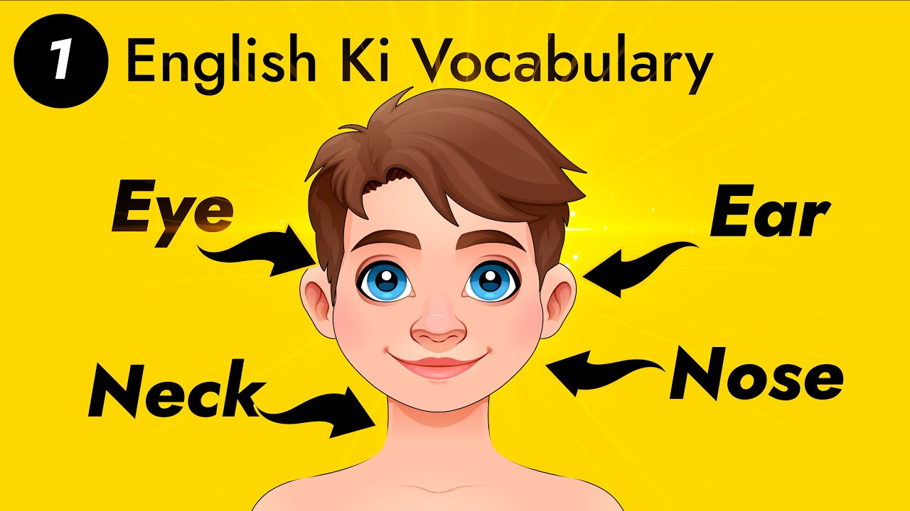 Body Parts Vocabulary in Urdu | Parts of Body English Vocabulary | Body Parts Name & Pictures | EP 1