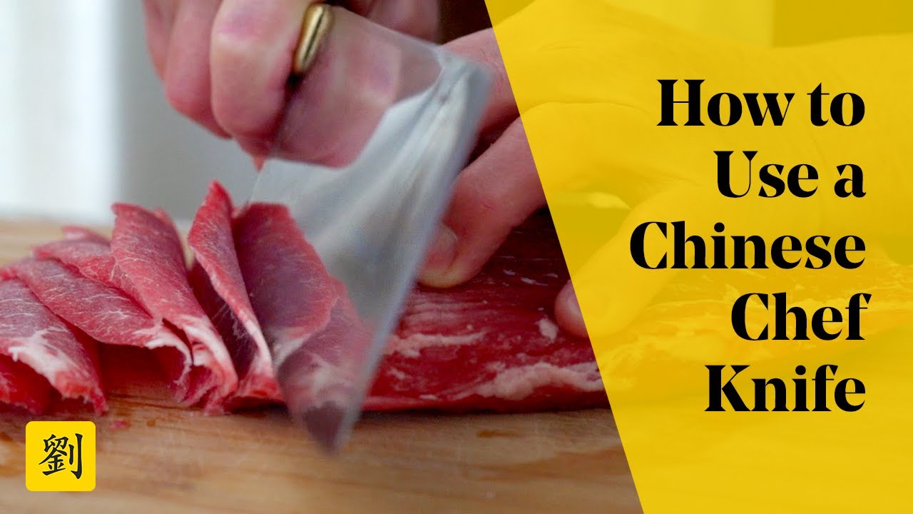 🔪 How to Use a Chinese Chef Knife & 🥩  How to Cut Meat for Hot Pot