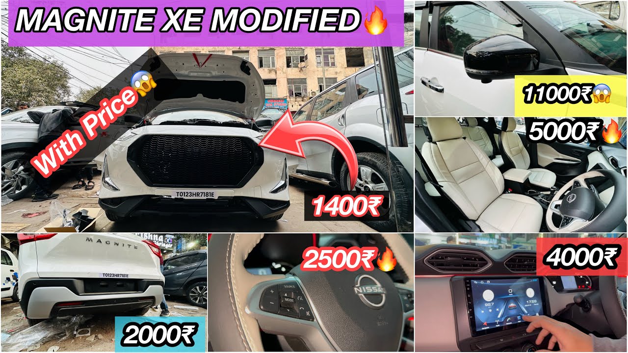 2023 MAGNITE XE TO TOP MODIFICATION🔥NISSAN MAGNITE MODIFIED🔥NISSAN MAGNITE MODIFIED WITH PRICE🔥