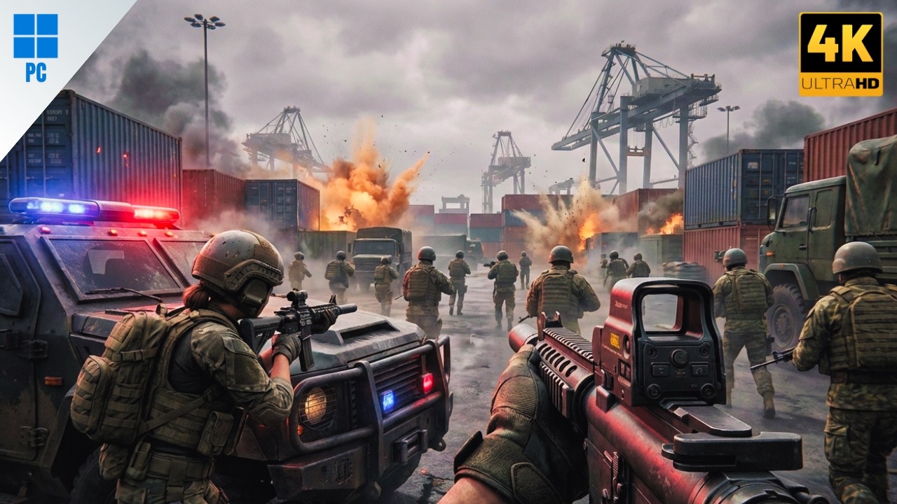 INVASÃO TERRORISTA NO PORTO | Carga Preciosa – COD MW3 (4K PC Gameplay)