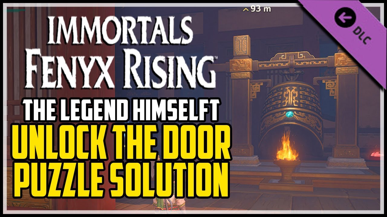 The Legend Himself Unlock The Door Puzzle Solution Immortals Fenyx Rising DLC