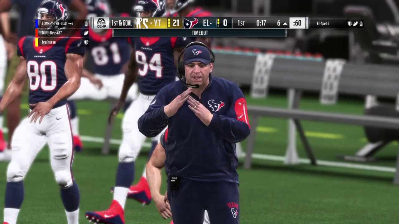 Madden NFL 19 Mut squad winning Super Bowl