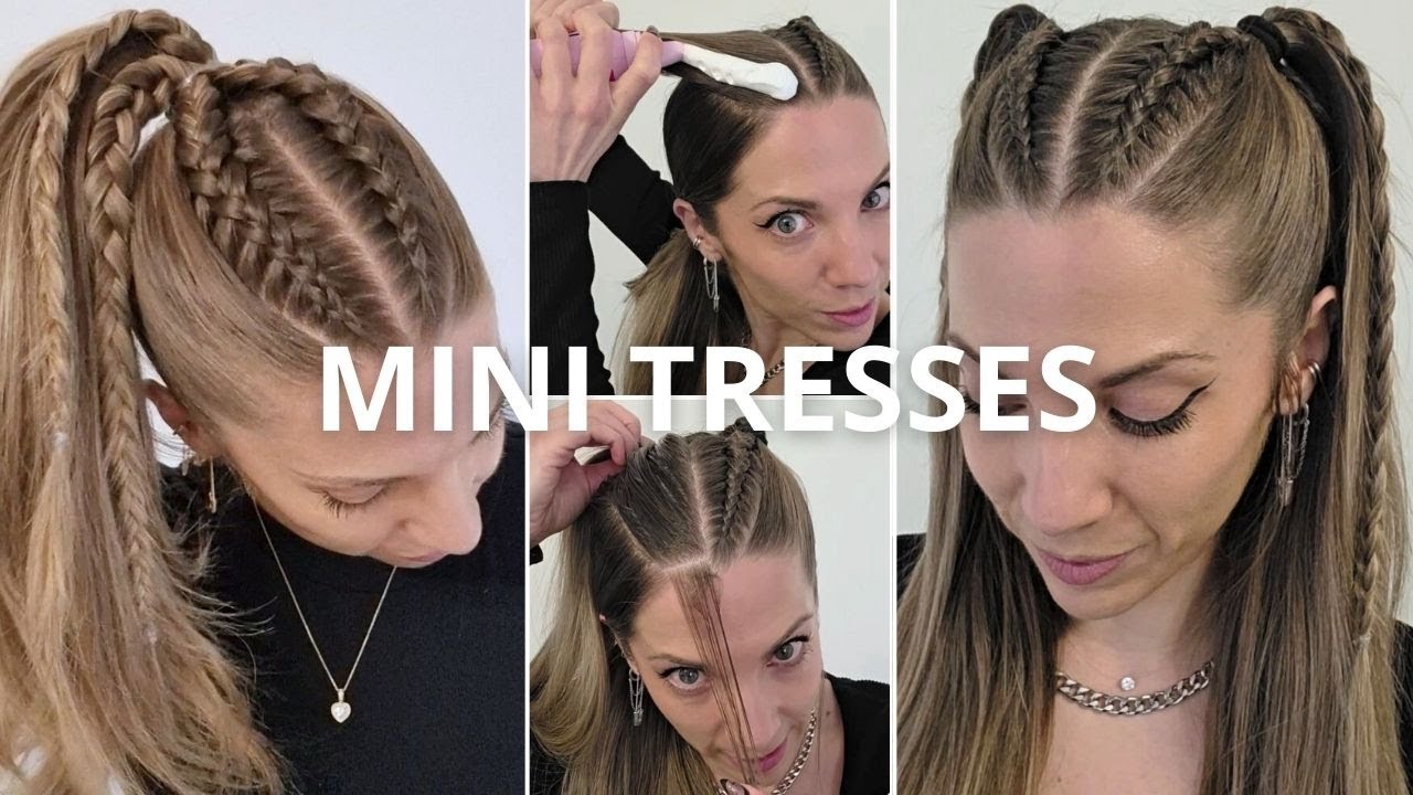 TUTO TRESSE 2026 🖤 Comment se faire des petites tresses collées soi meme - tout mes conseils 🖤