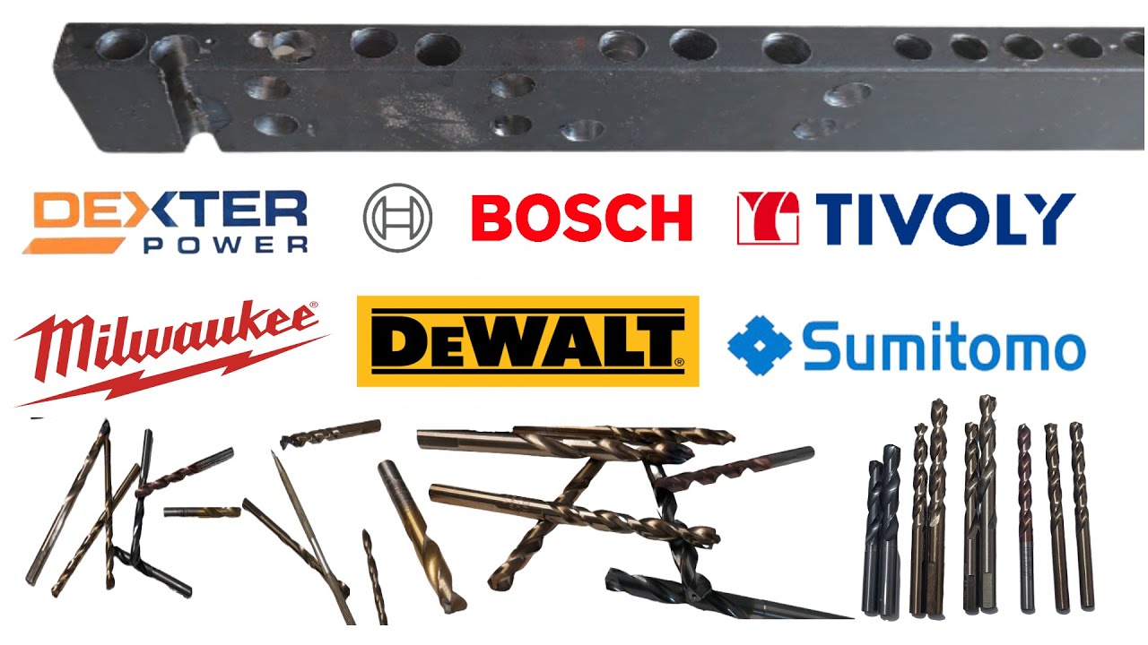 TEST burghie pt metal!!! Care il alegi?... DexterPRO, Bosch, Tivoly, Milwaukee, Dewalt, Sumitomo.