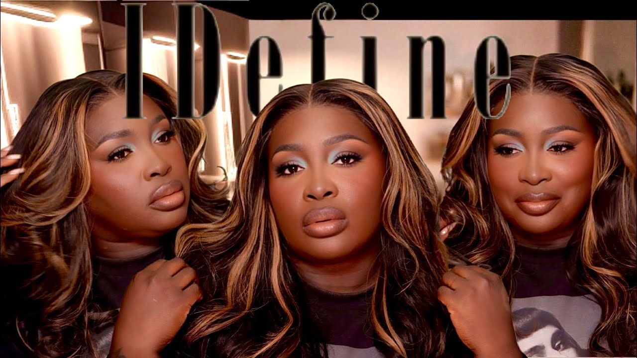 Обзор и установка парика Idefine Caramel Highlight Beach Wave.