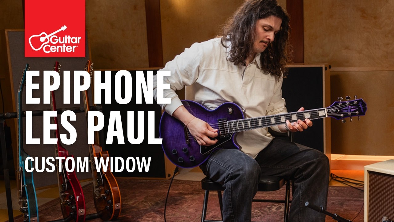 Гитары Epiphone Les Paul Custom Widow | Демонстрация и обзор с Ником Хеймсом