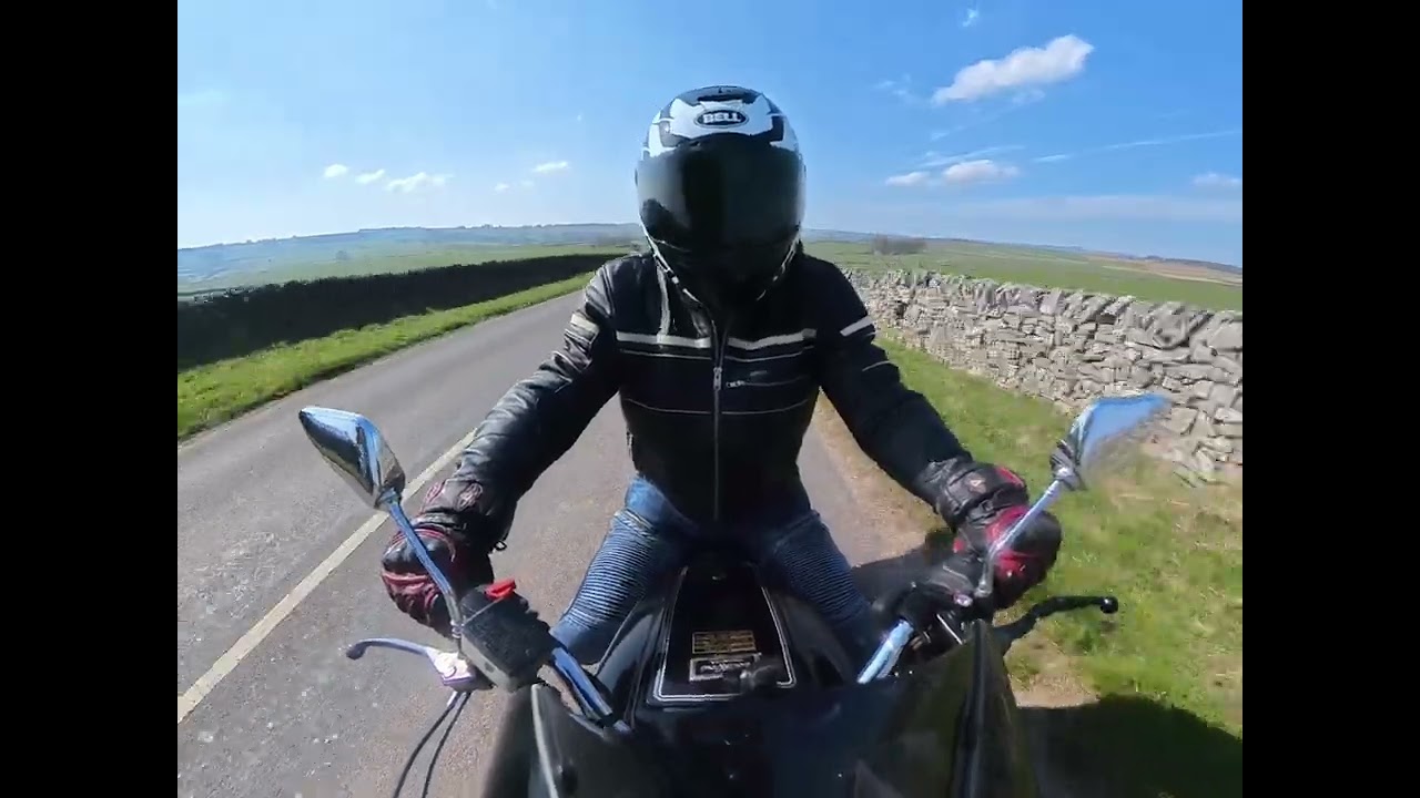 Honda 1983 GL1100 standard - ride from  Monyash back to Bakewell in the peak district 3 April 2025