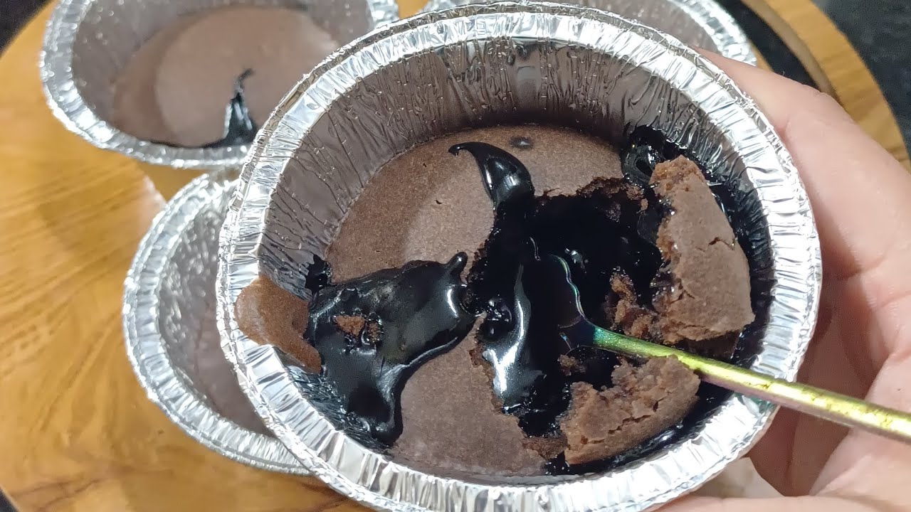 চকো লাভা কেক ওভেন ছাড়া বানিয়ে নিন ||  Choco Lava Cake Recipe