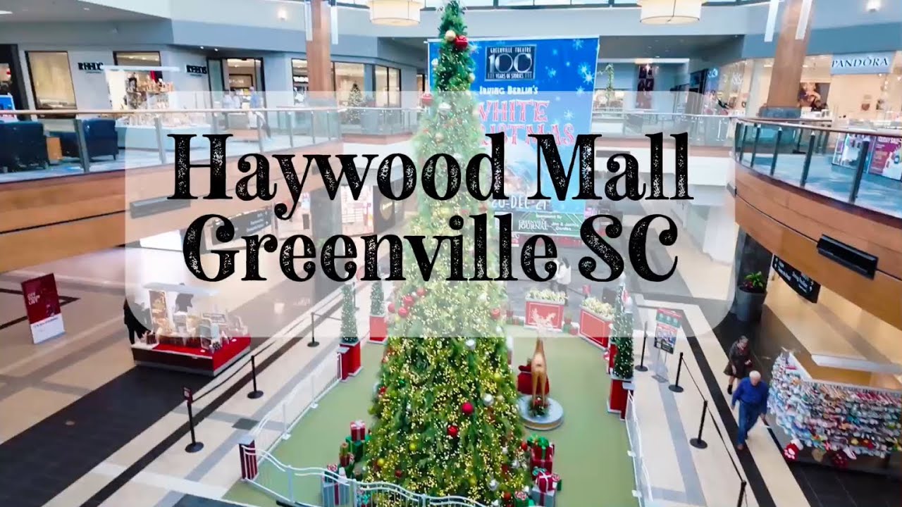 Greenville South Carolina | Haywood Mall Tour | POV #shoppingmall #christmasdecor #southcarolina
