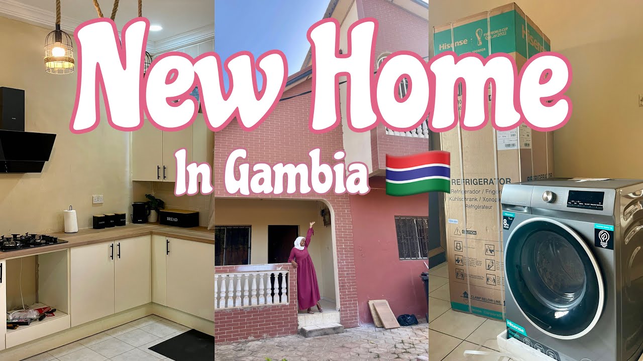 New Home || In Gambia || empty house tour, renovation, shopping and more… II Koyo