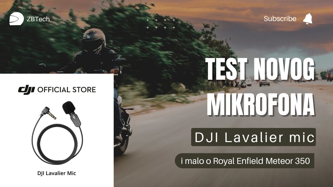 Test novog mikrofona | DJI Lavalier mic & malo o Royal Enfield Meteor 350 @DJI@royalenfield