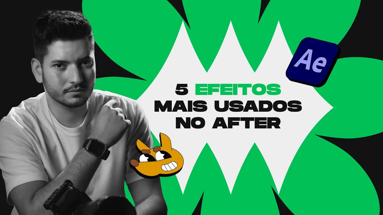 5 EFEITOS ESSENCIAIS do After Effects que você tem que dominar!