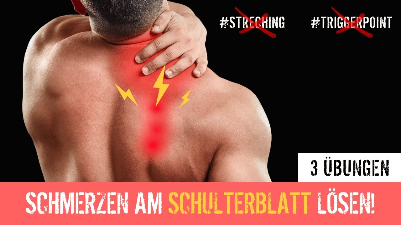SCHULTERBLATT VERSPANNUNGEN LÖSEN - Diese 3 Übungen helfen dir wirklich!