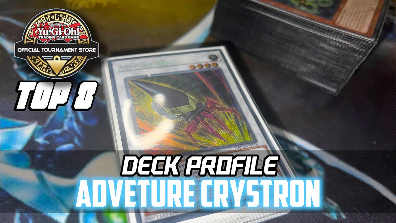 Yugioh OTS TOP 8 | Adventure Crystron Deck profile | I MADE A MISTAKE... 👀
