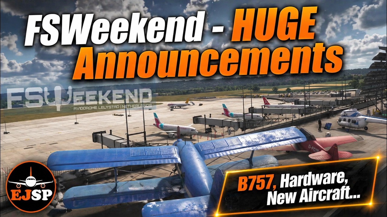 Самые важные анонсы FSWeekend 2026 | BlueBird 757, MSFS 2024, Vector 787 и многое другое
