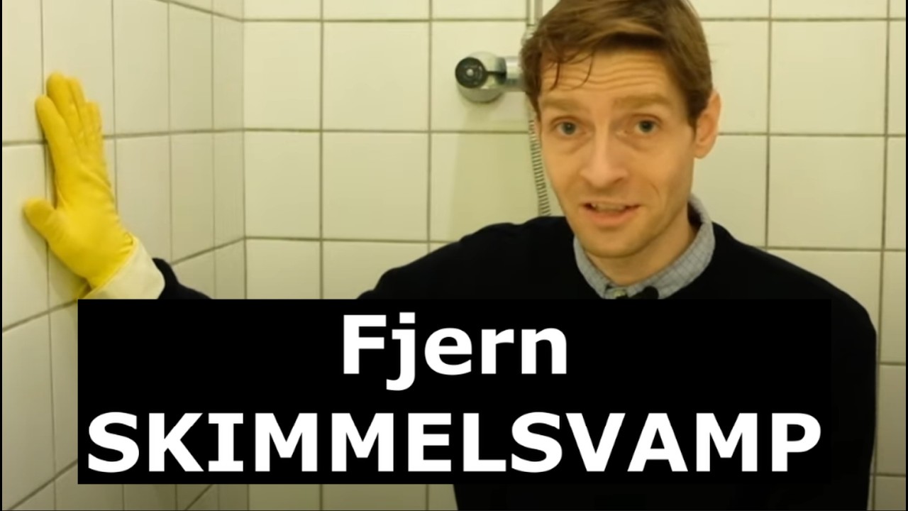 Fjern skimmel, skimmelsvamp og mug på badeværelset af Michael René - Rengøring af skimmelsvamp & mug