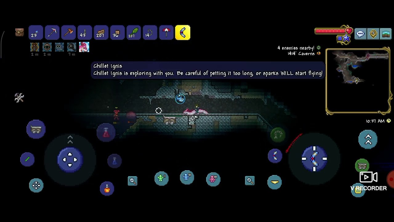 To fly like a lucky bird // terraria mage episode 2 // by the elemental powered Gabriel.