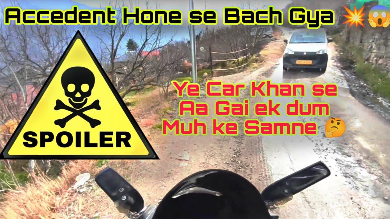 Dangerous Turn Par Achanak Gaadi! 😱 Aaj To Bach Gaya...
