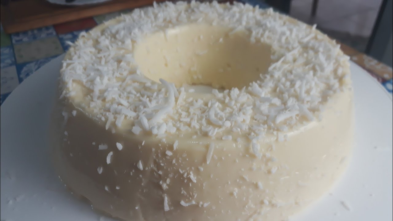 PUDIM DE COCO DELICIOSO E FÁCIL / COM ESTA DICA ELE FICA SENSACIONAL