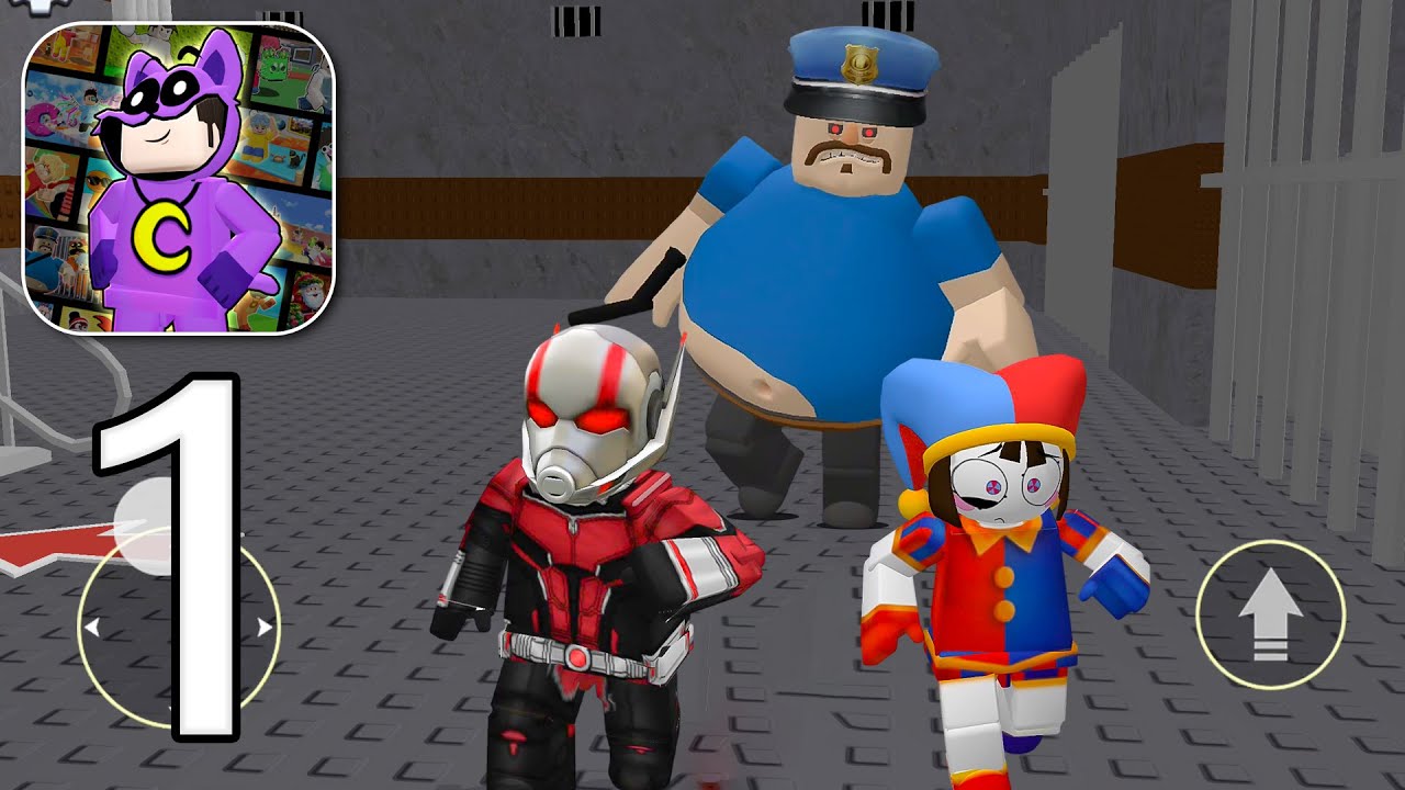 Easy Parkour Escape Run Obby - Barry Escape Prison - Gameplay Walkthrough Part 1 (Android, iOS)