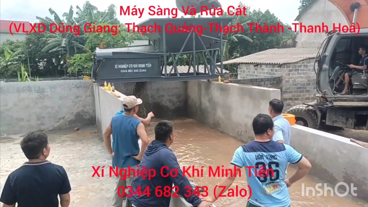 Máy Sàng + Rửa Cát Mới Nhất 2025-Năng Suất 40 khối/h-Giá Rẻ LH: 0344.682.343 (Zalo) #maysangcat