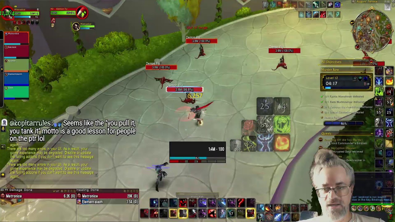 PTR Mythic+ Pugging Keys - Blood Death Knight POV