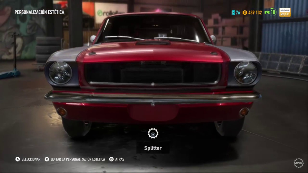 Need For Speed: Payback-Ford Mustang 1965 Customization/Tuning