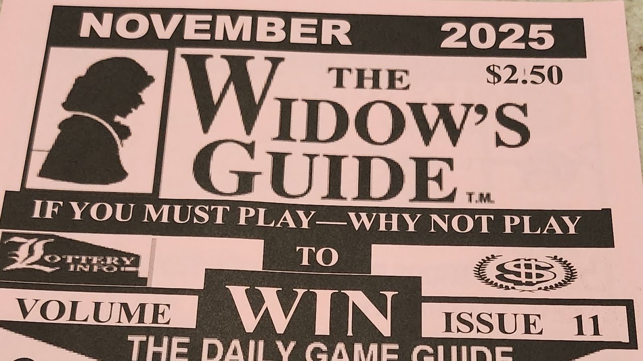 Обзор прогнозов на лотерею Pick 3 от Widow's Guide за ноябрь 2025 г. #pick3 #pick4 #lottery