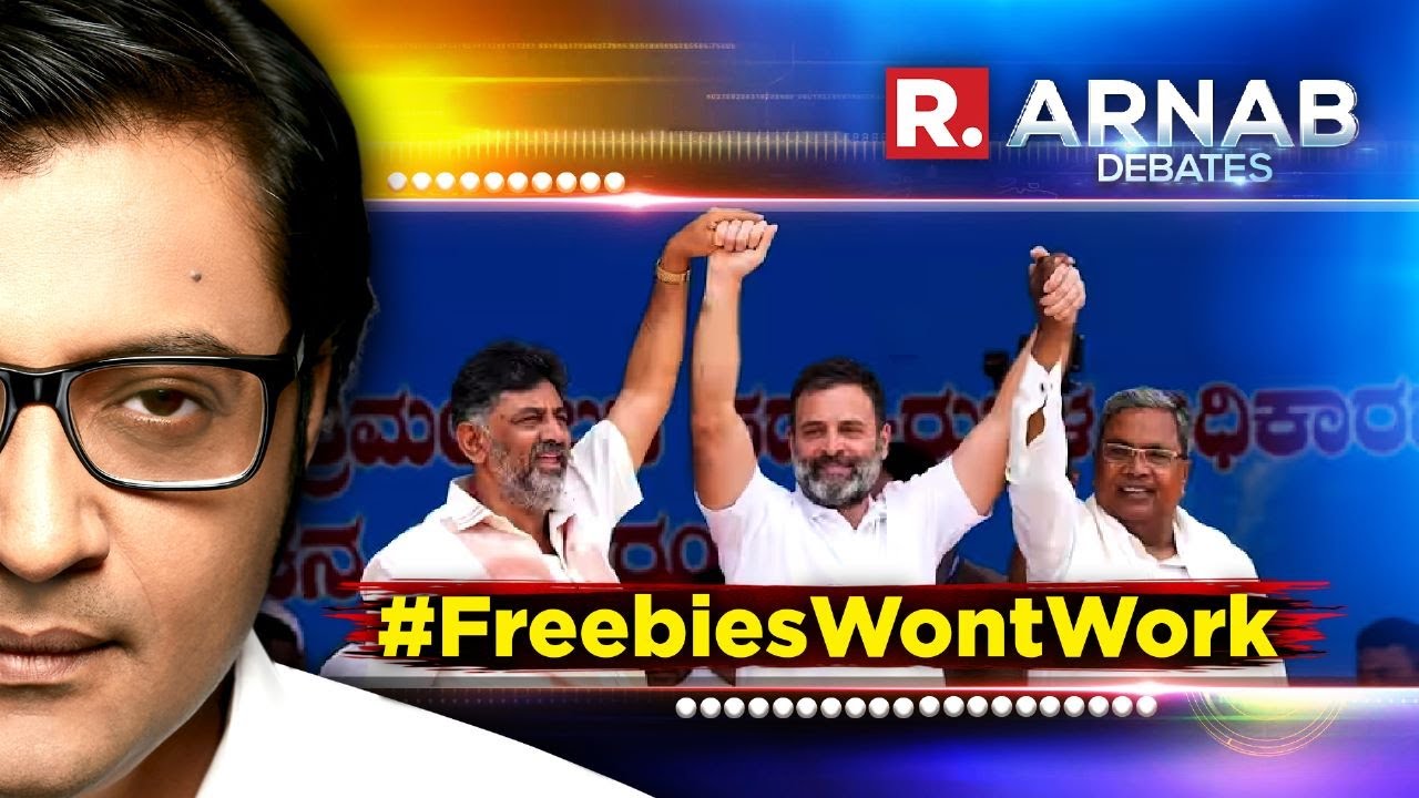 Arnab's Debate: PM Modi takes on freebie politics and Congress 'fake guarantees'