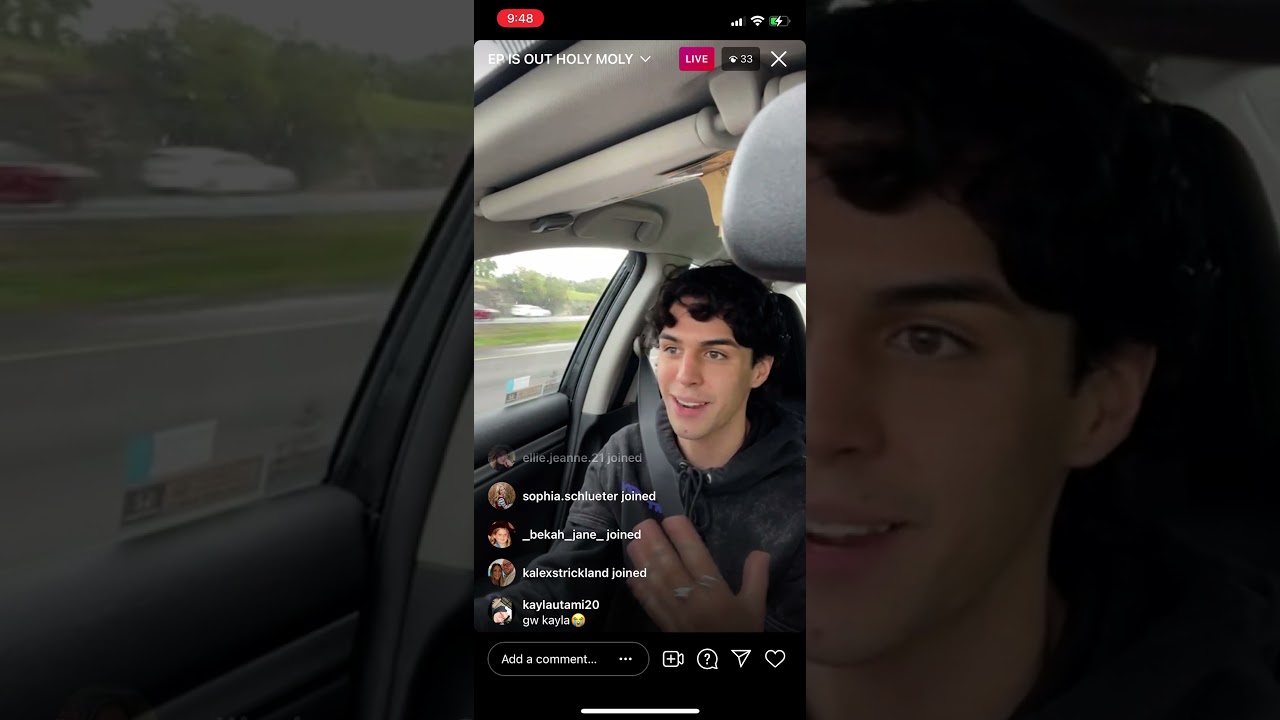 Stephen Sanchez Instagram Live 10/15/21