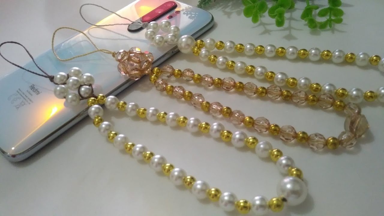 Como fazer PHONE STRAP (salva celular,alça de celular) super na moda @SoniaMiranda
