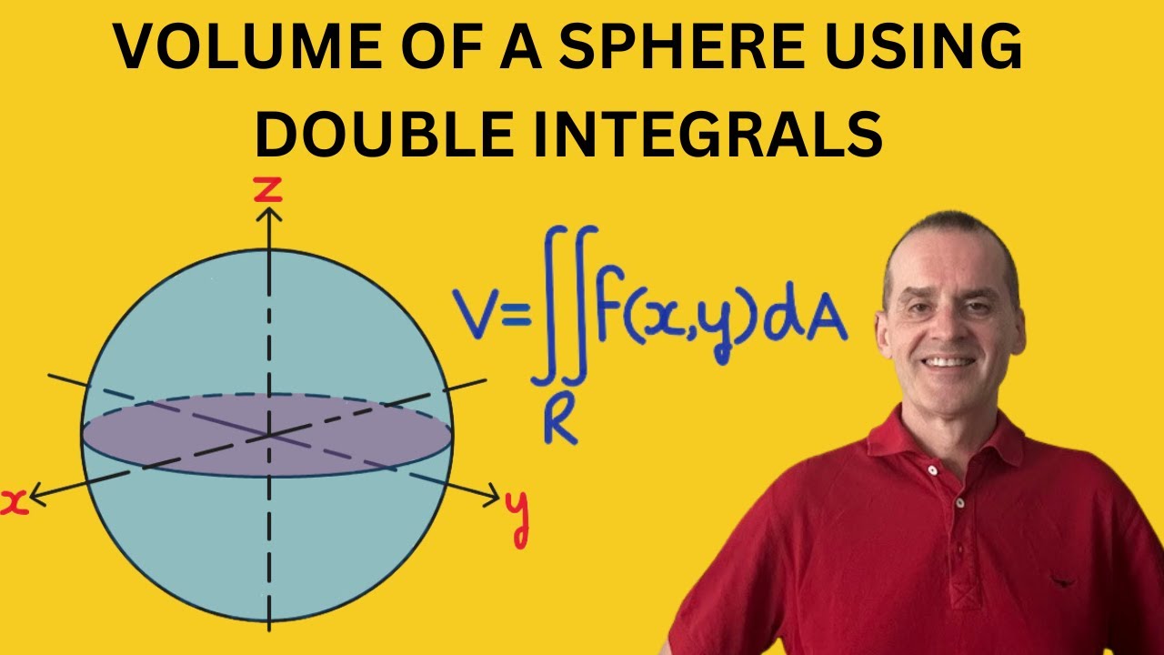 Calculate the Volume of a Sphere Using Double Integration & Polar Coordinates!