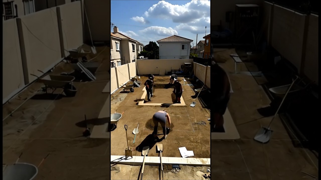 Swimming Pool Construction | From Empty Ground to Luxury 💦