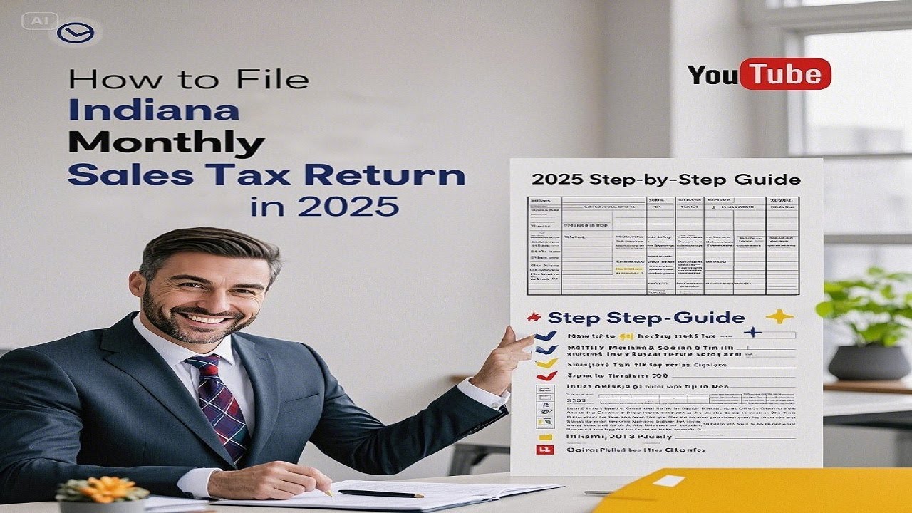 How to File Indiana Monthly Sales Tax Return in 2025 - Step by Step Process